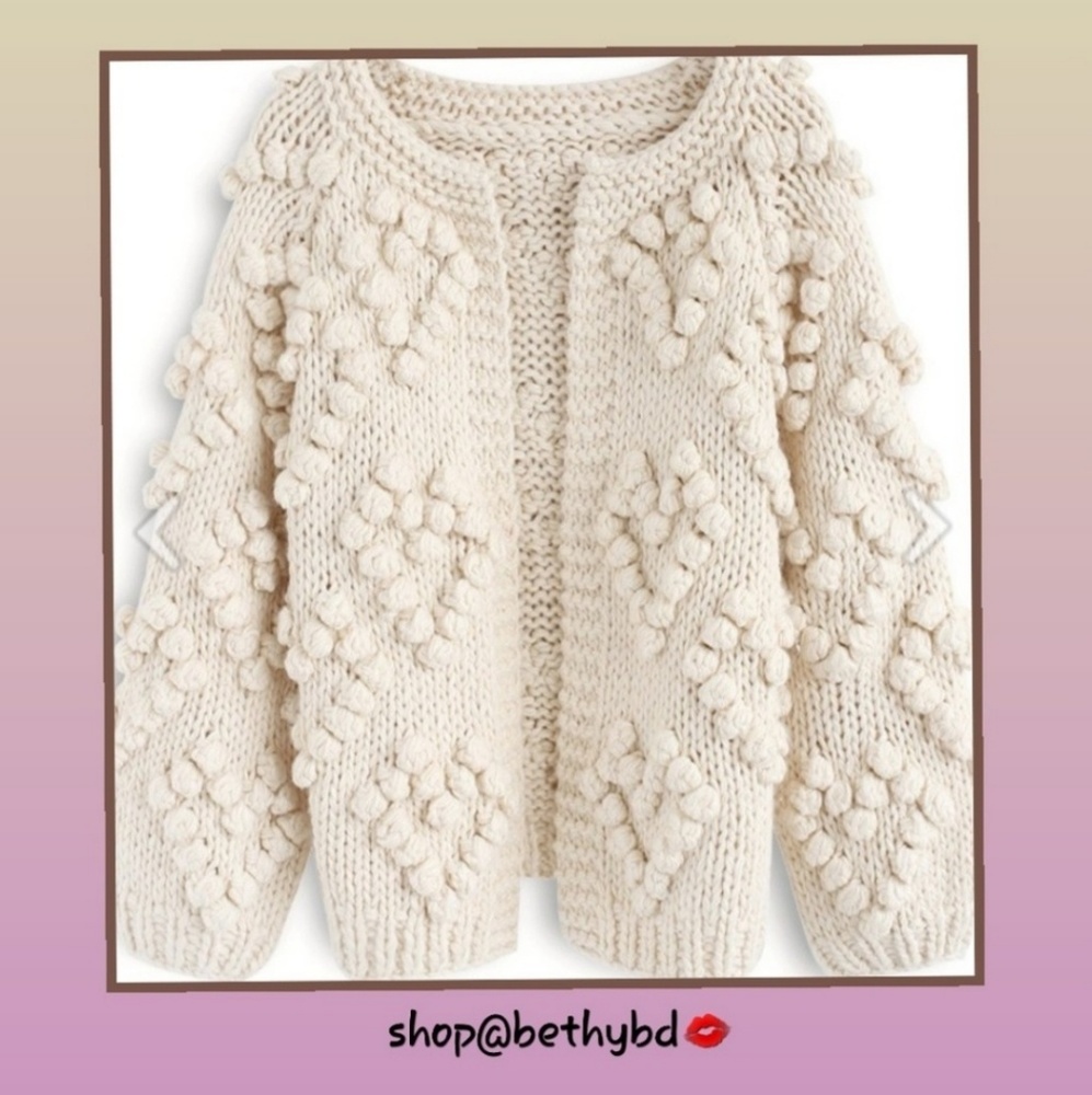 5🌟star rated💼 Handmade Oversized Chunky Sweater - Picture 4 of 6